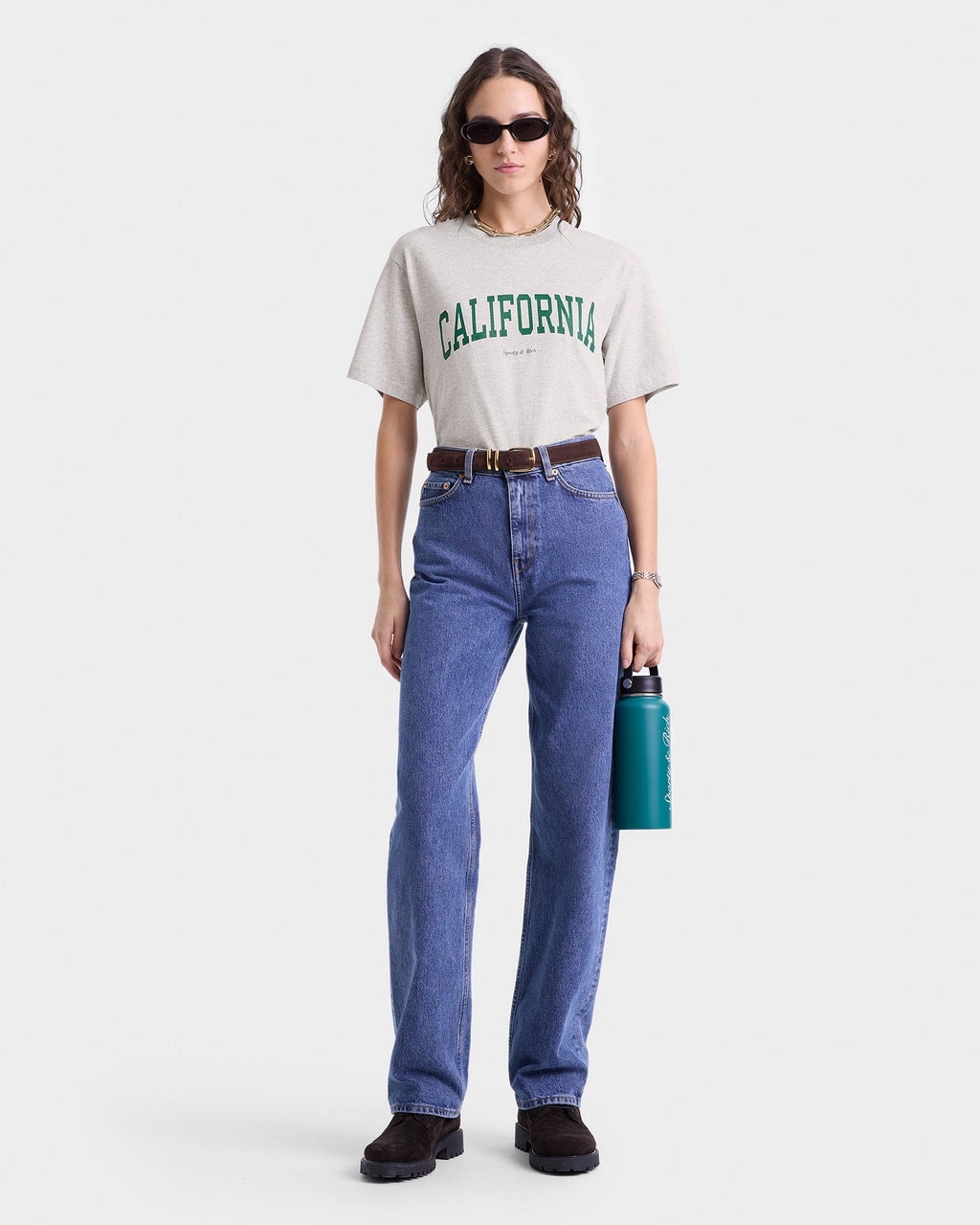 California T-Shirt - Heather Gray/Alpine