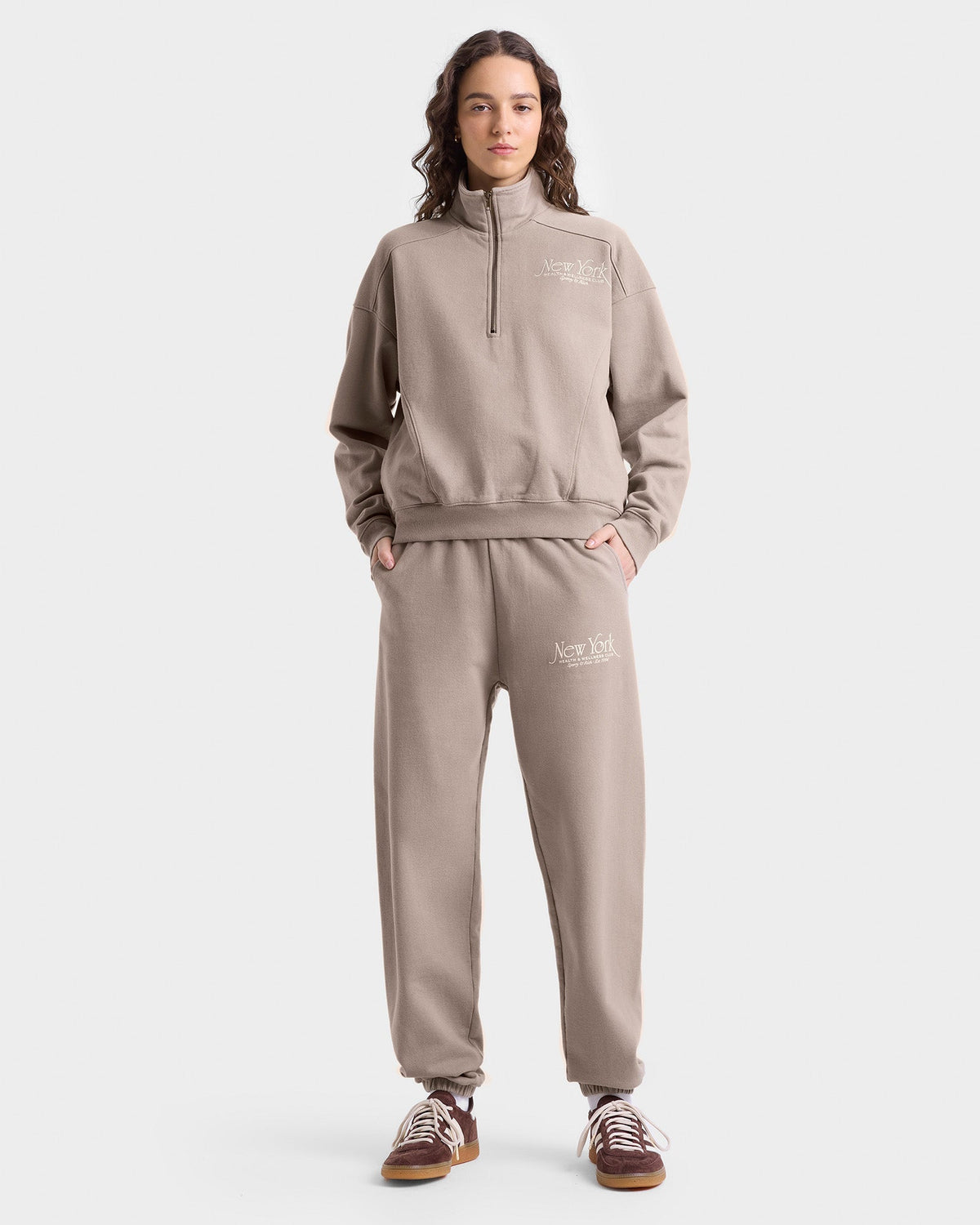 NY 94 Sweatpant - Elephant/White