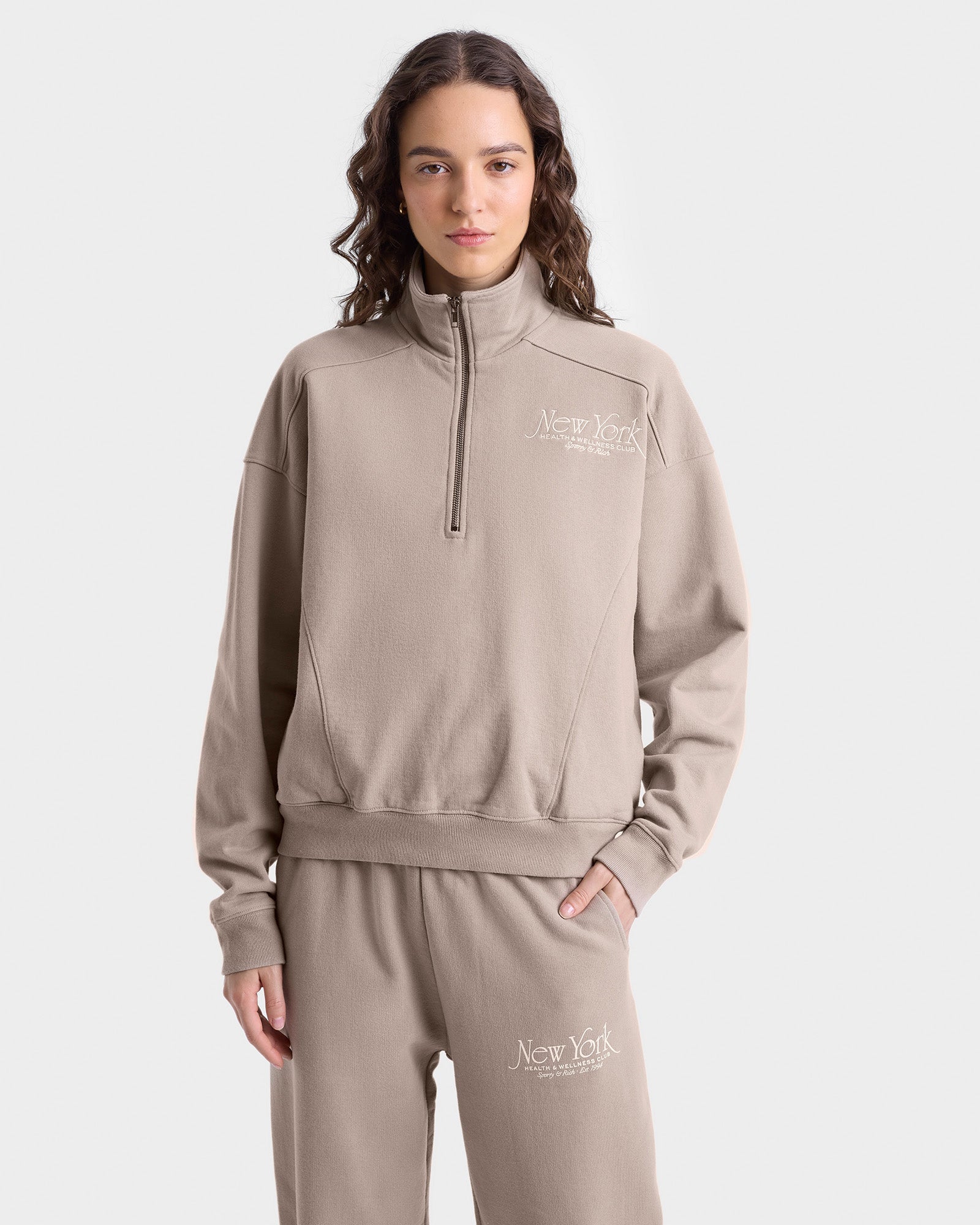 NY 94 Sweatpant - Elephant/White