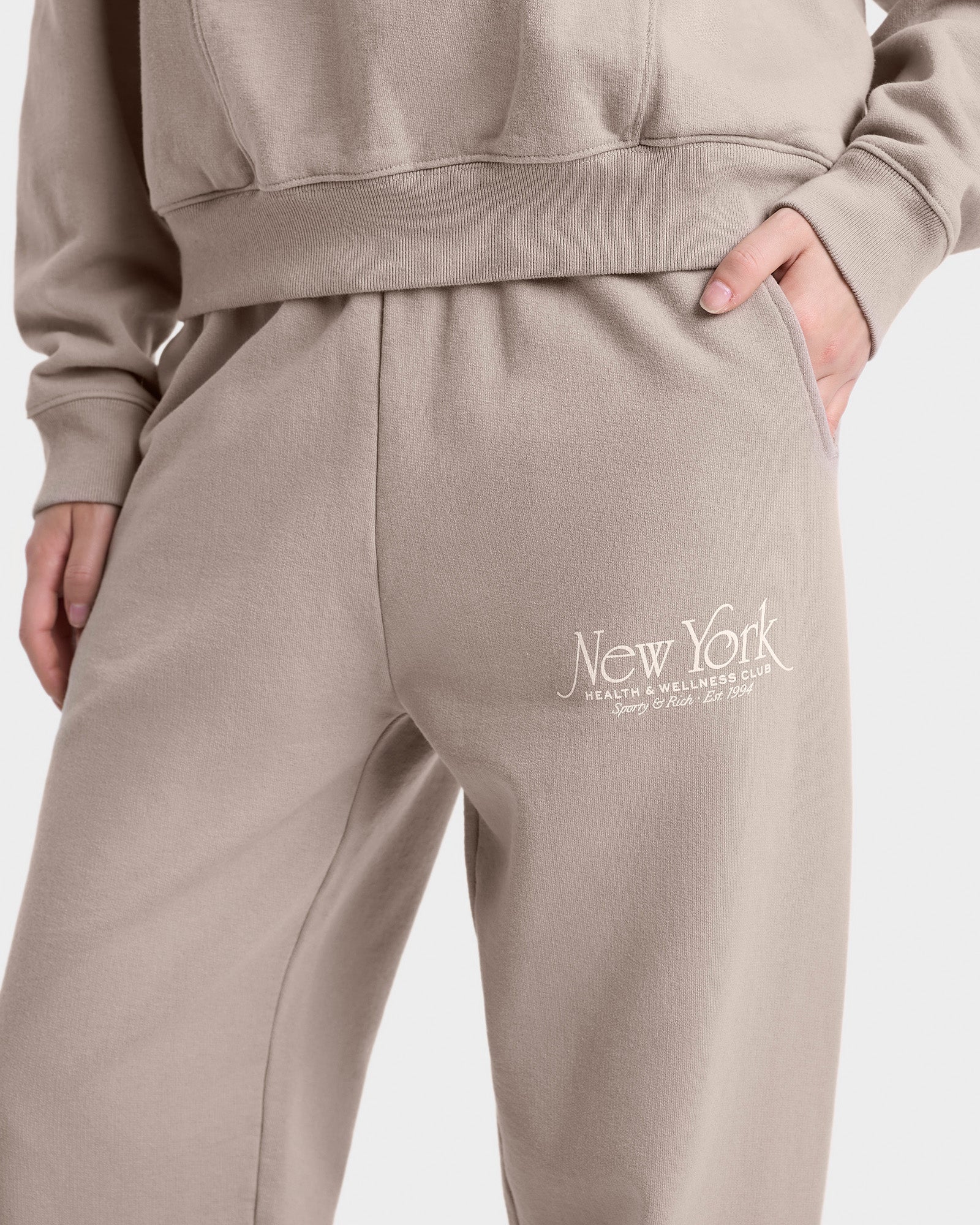 NY 94 Sweatpant - Elephant/White