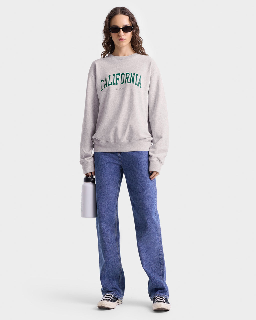 California Crewneck - Heather Gray/Alpine