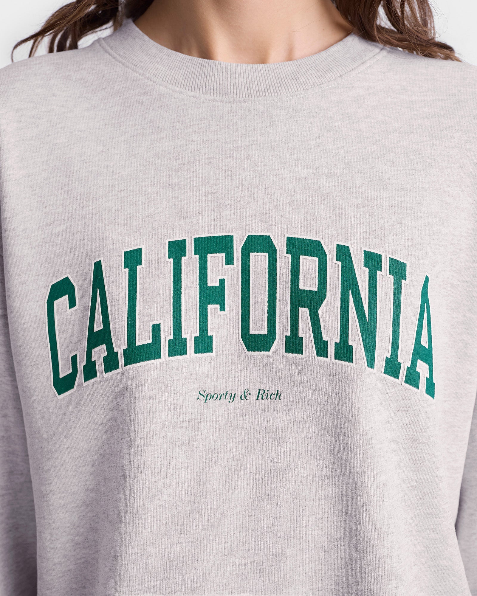 California Crewneck - Heather Gray/Alpine