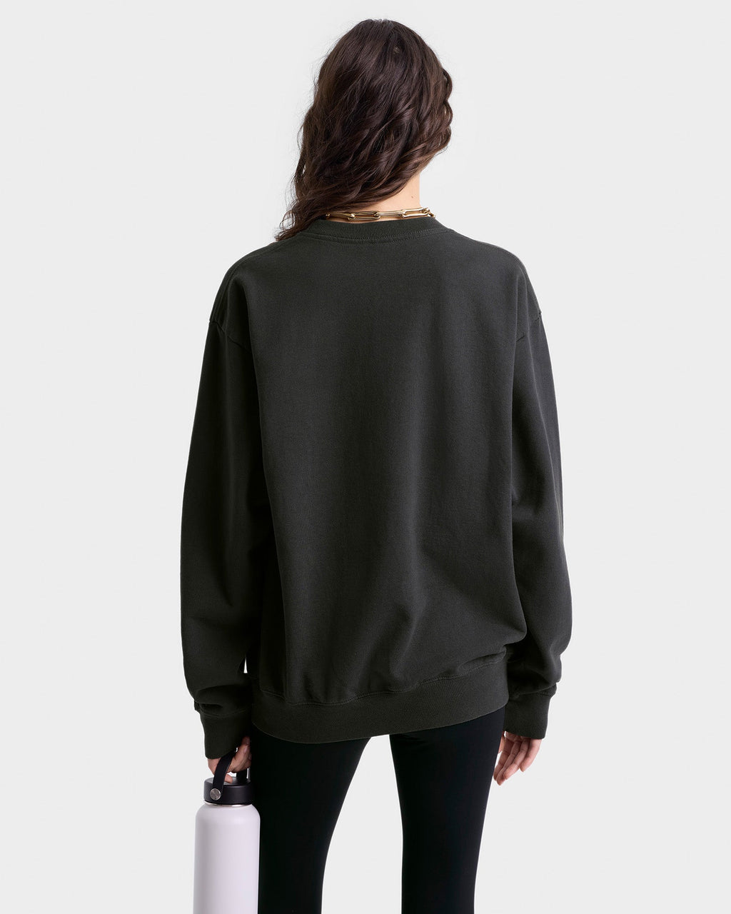 California Emblem Crewneck - Faded Black/White