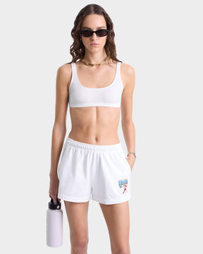 LA Marathon Disco Short - White/Multi