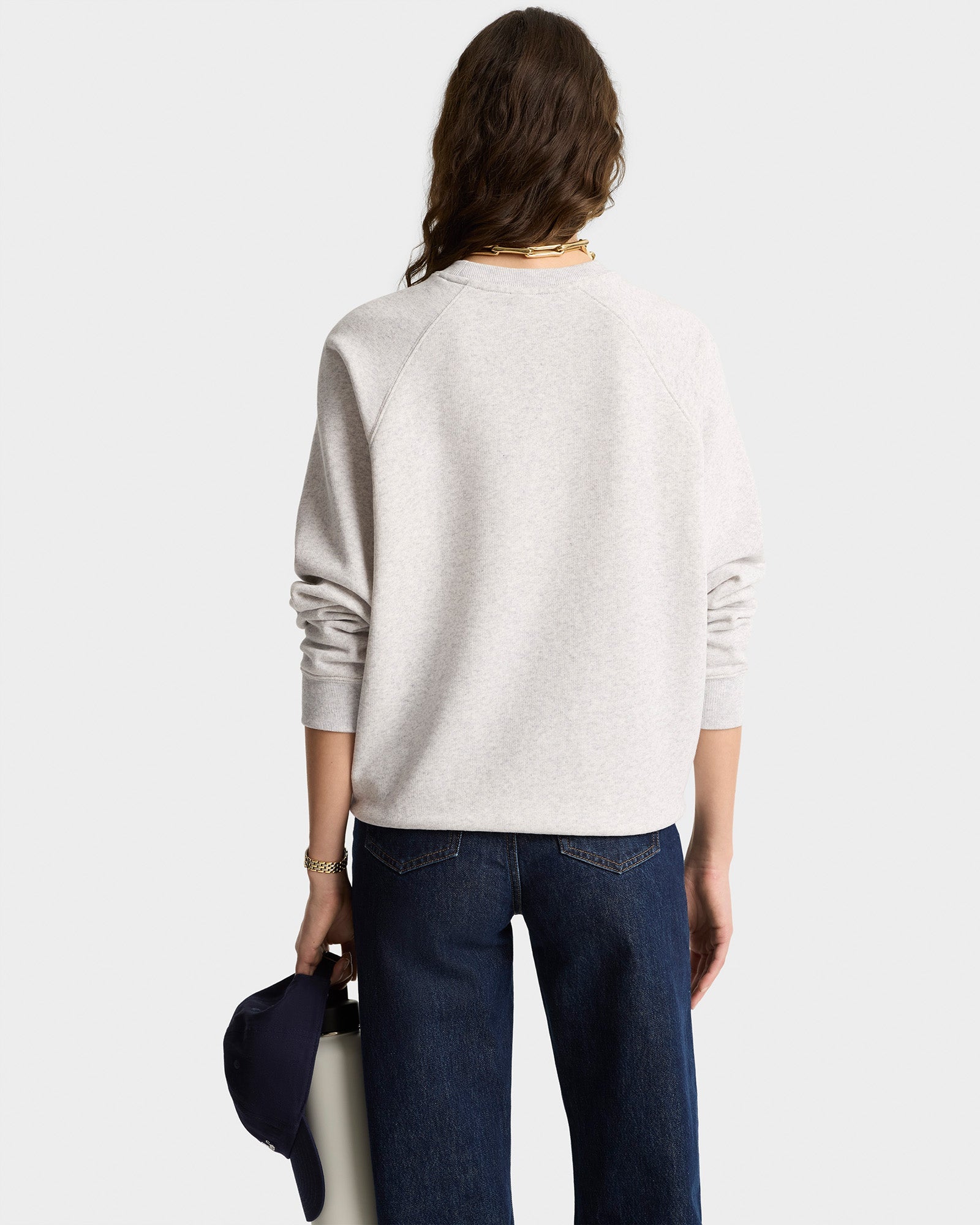 California Emblem Soft Crewneck - Heather Gray/Navy