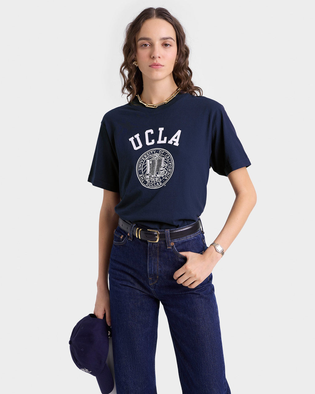 UCLA Crest T-Shirt - Navy/White