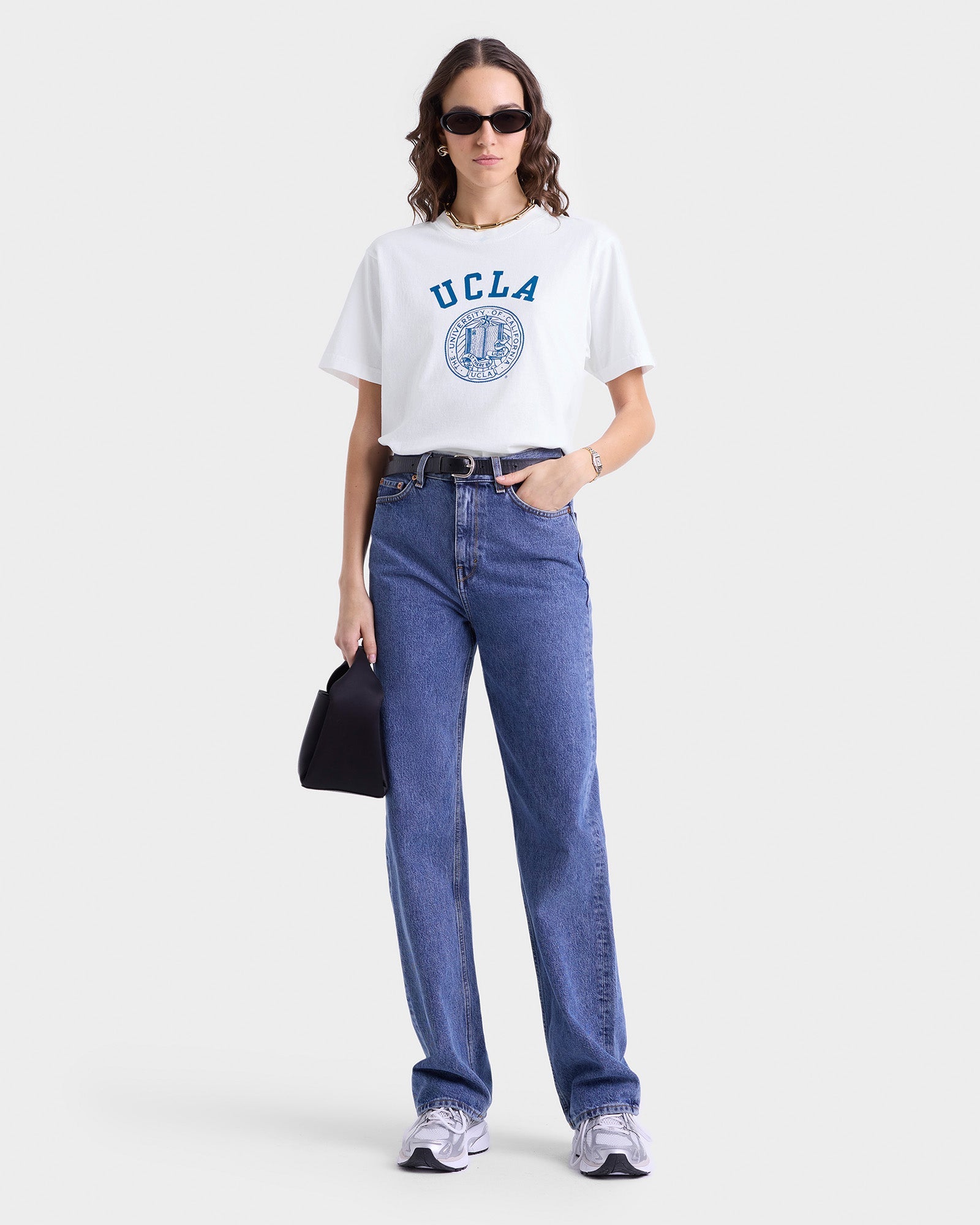 UCLA Crest T-Shirt - White/Blue