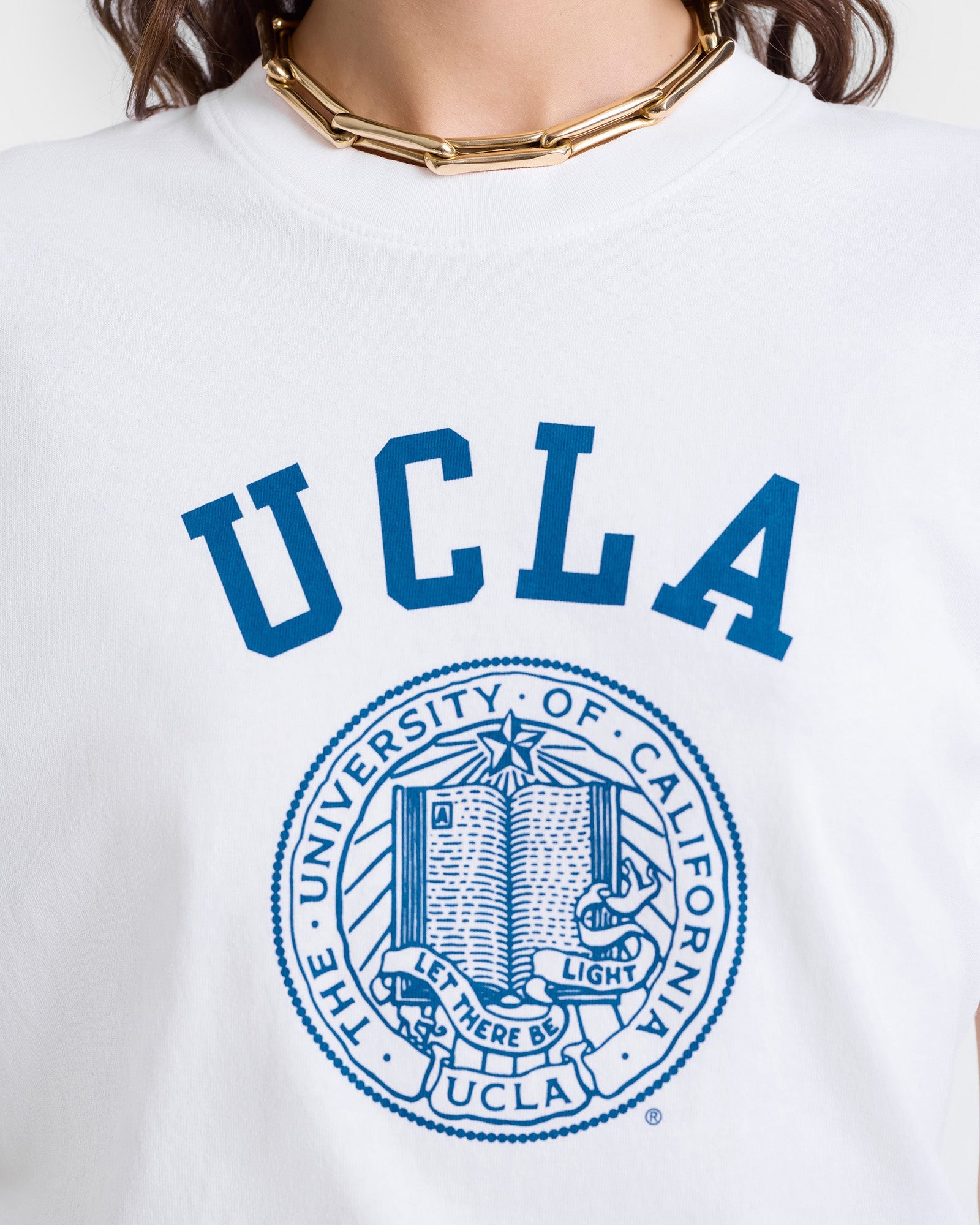 UCLA Crest T-Shirt - White/Blue