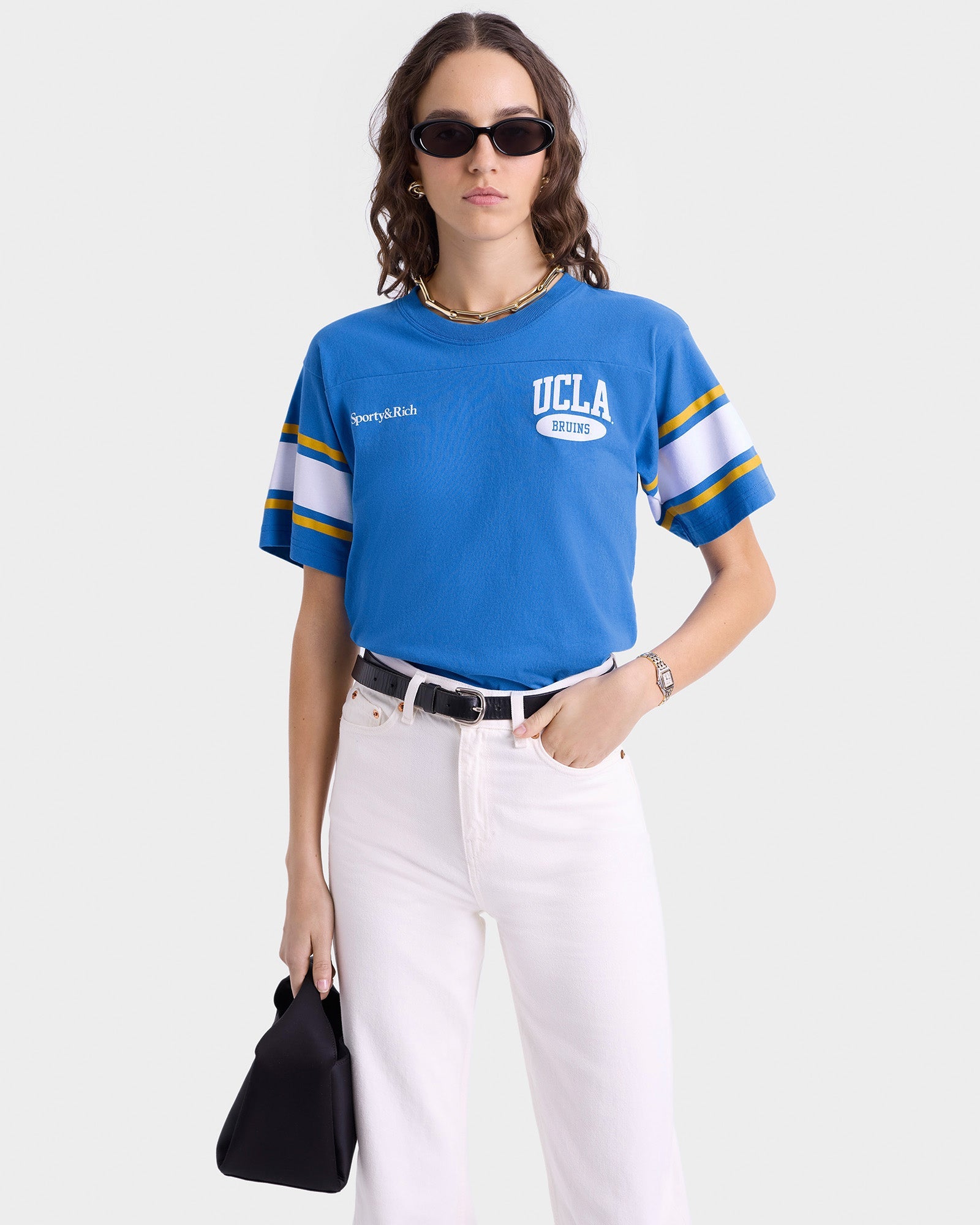 Westwood Rugby Tee - Blue/Gold/White
