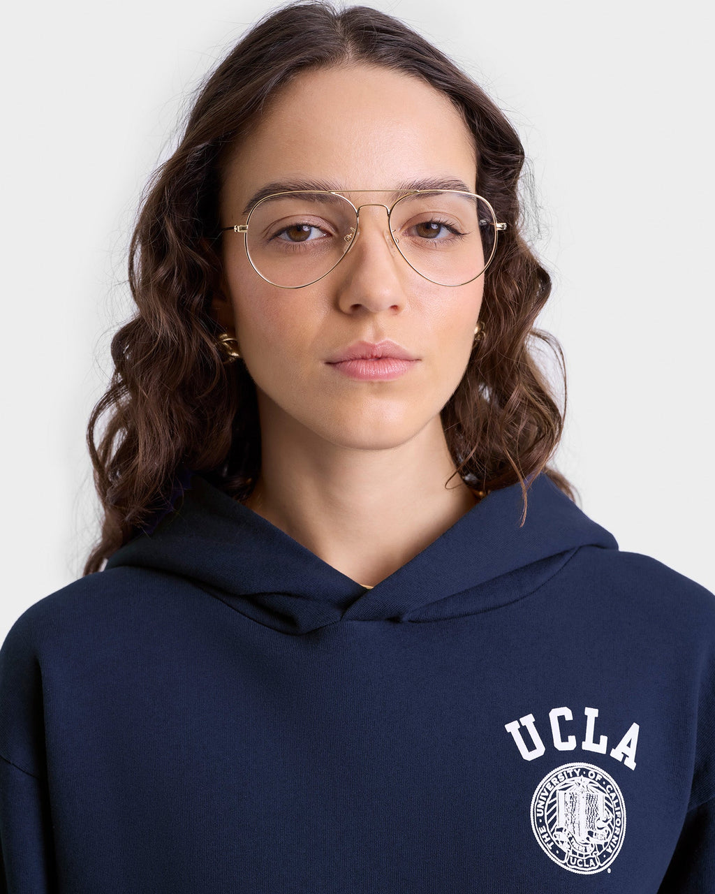 UCLA Crest Hoodie - Navy/White