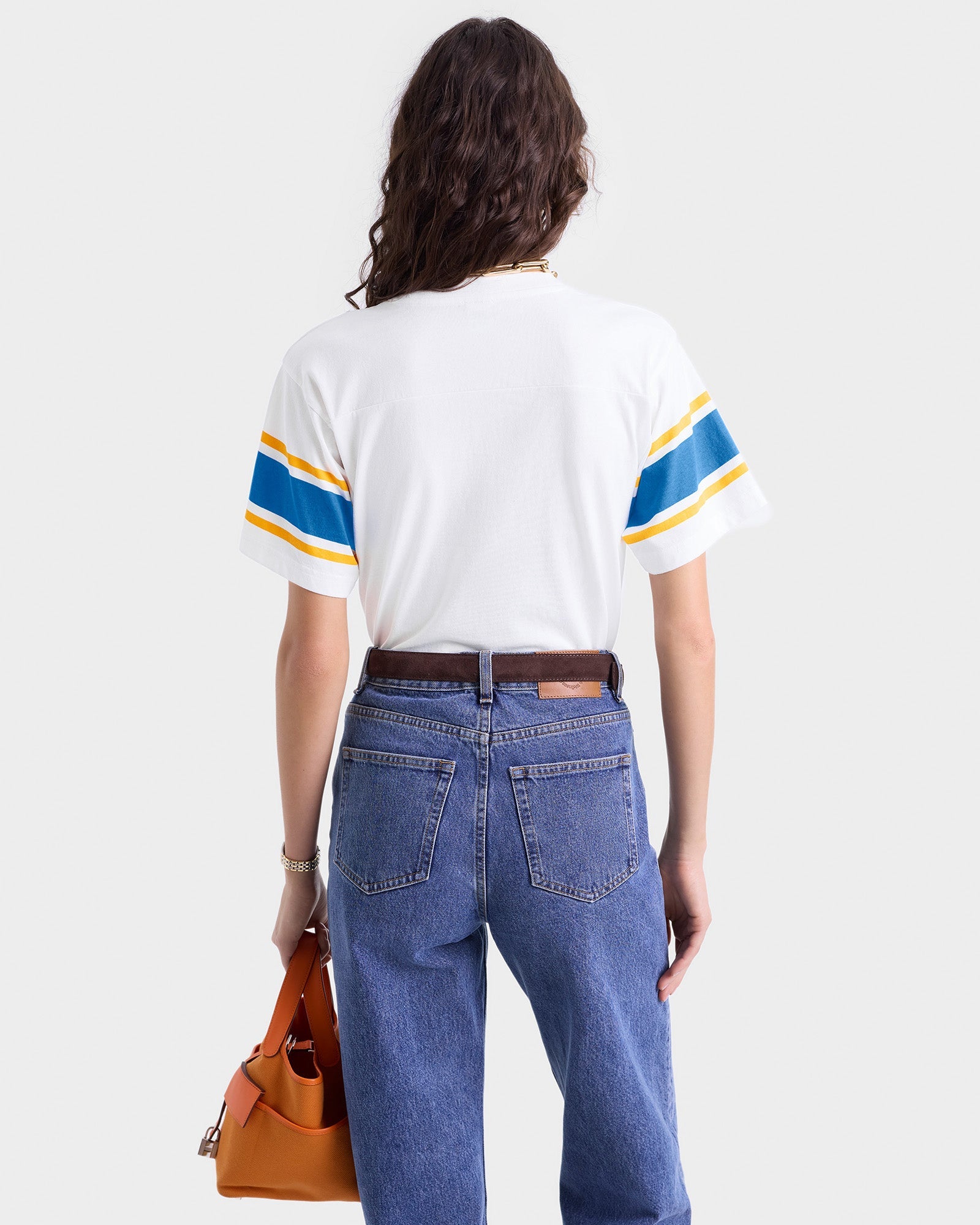 Westwood Rugby Tee - White/Blue/Gold