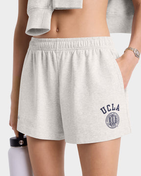 UCLA Crest Disco Short - Heather Gray/Navy