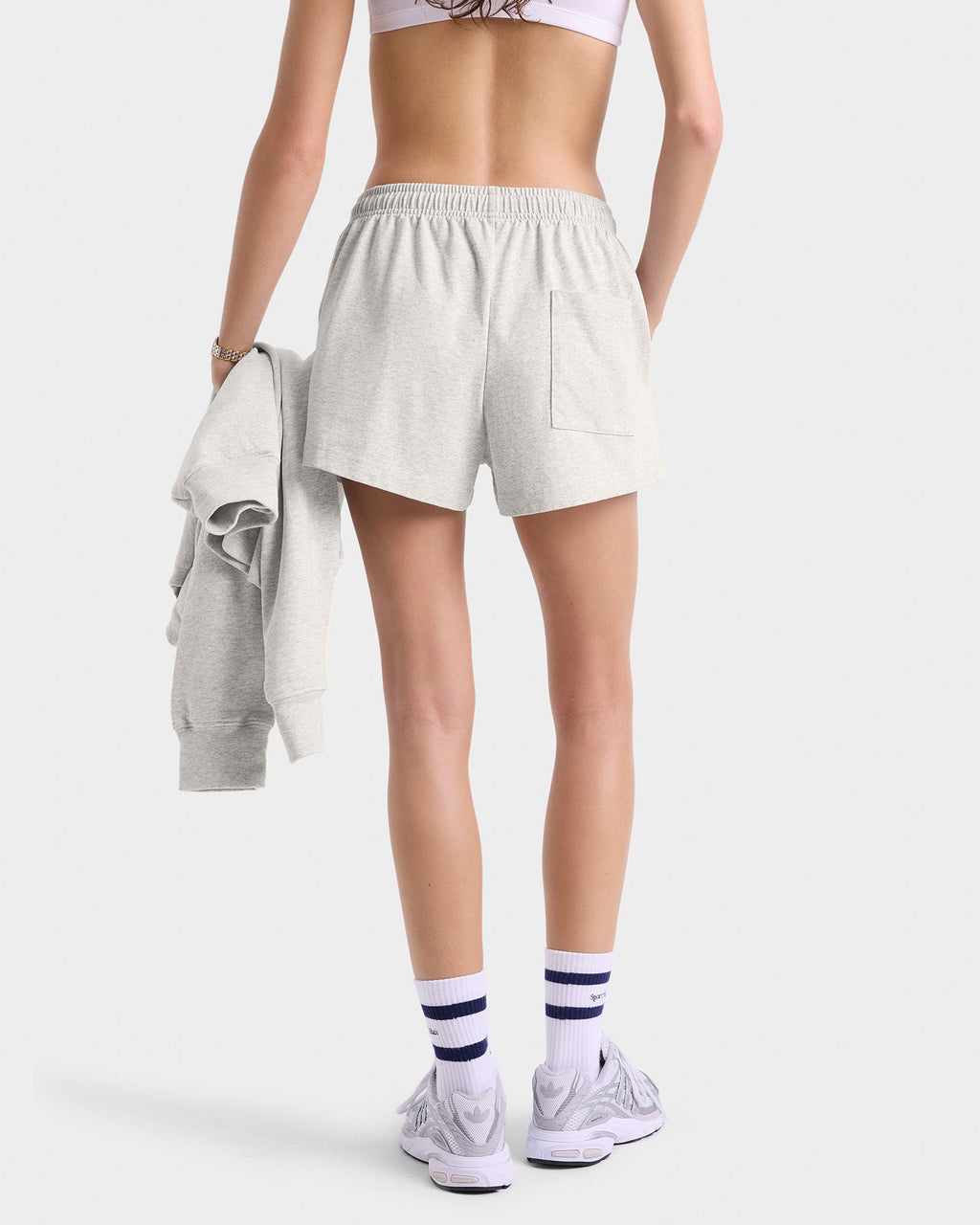 UCLA Crest Disco Short - Heather Gray/Navy