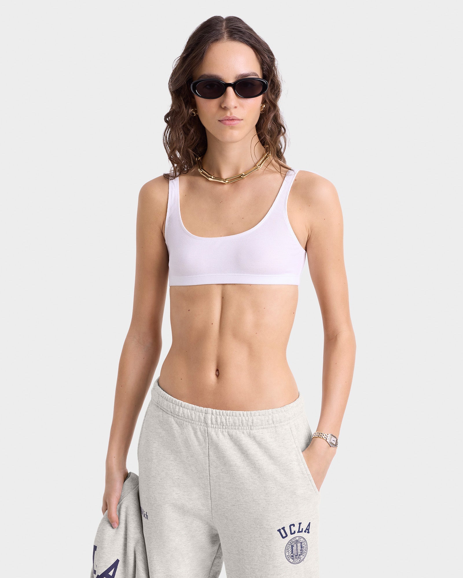 UCLA Crest Sweatpant - Heather Gray/Navy