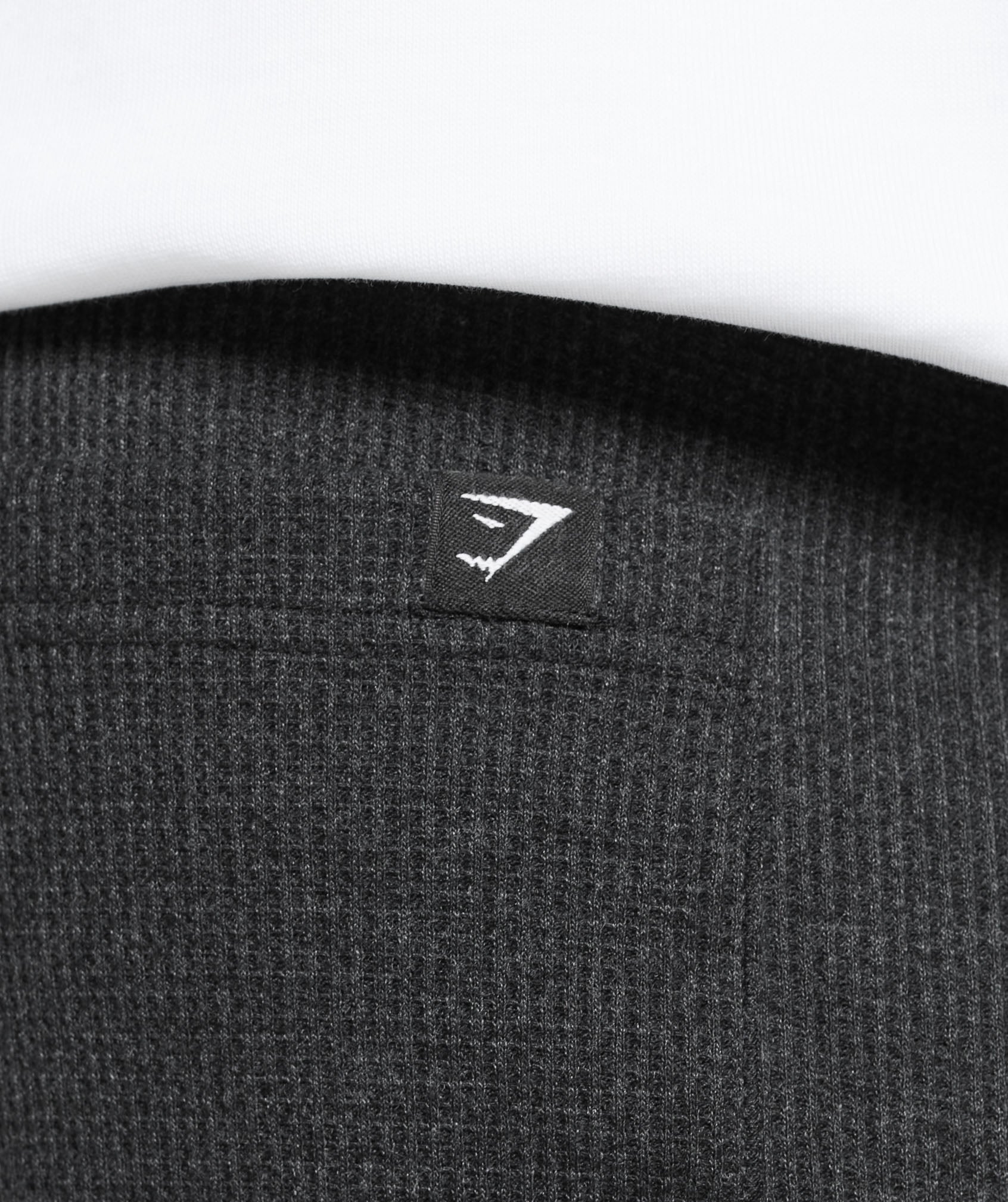 Gymshark Waffle Straight Leg Joggers - Black