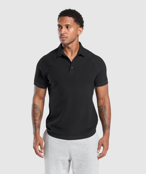 Waffle Polo Shirt