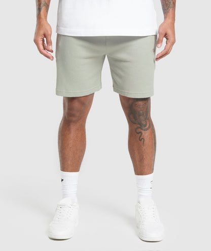 Gymshark Waffle Shorts - Stone Grey