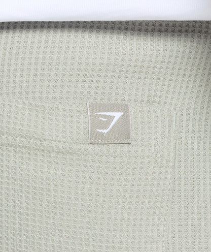 Gymshark Waffle Shorts - Stone Grey