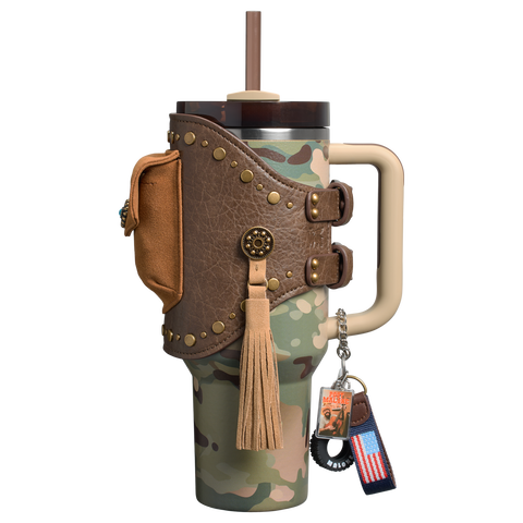 The Post Malone x Stanley Quencher® H2.0 FlowState™ Tumbler with Quencher® Pouch Belt