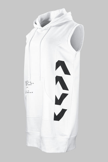 ARROWS SLEEVELESS HOODIE