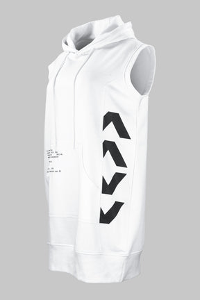 ARROWS SLEEVELESS HOODIE