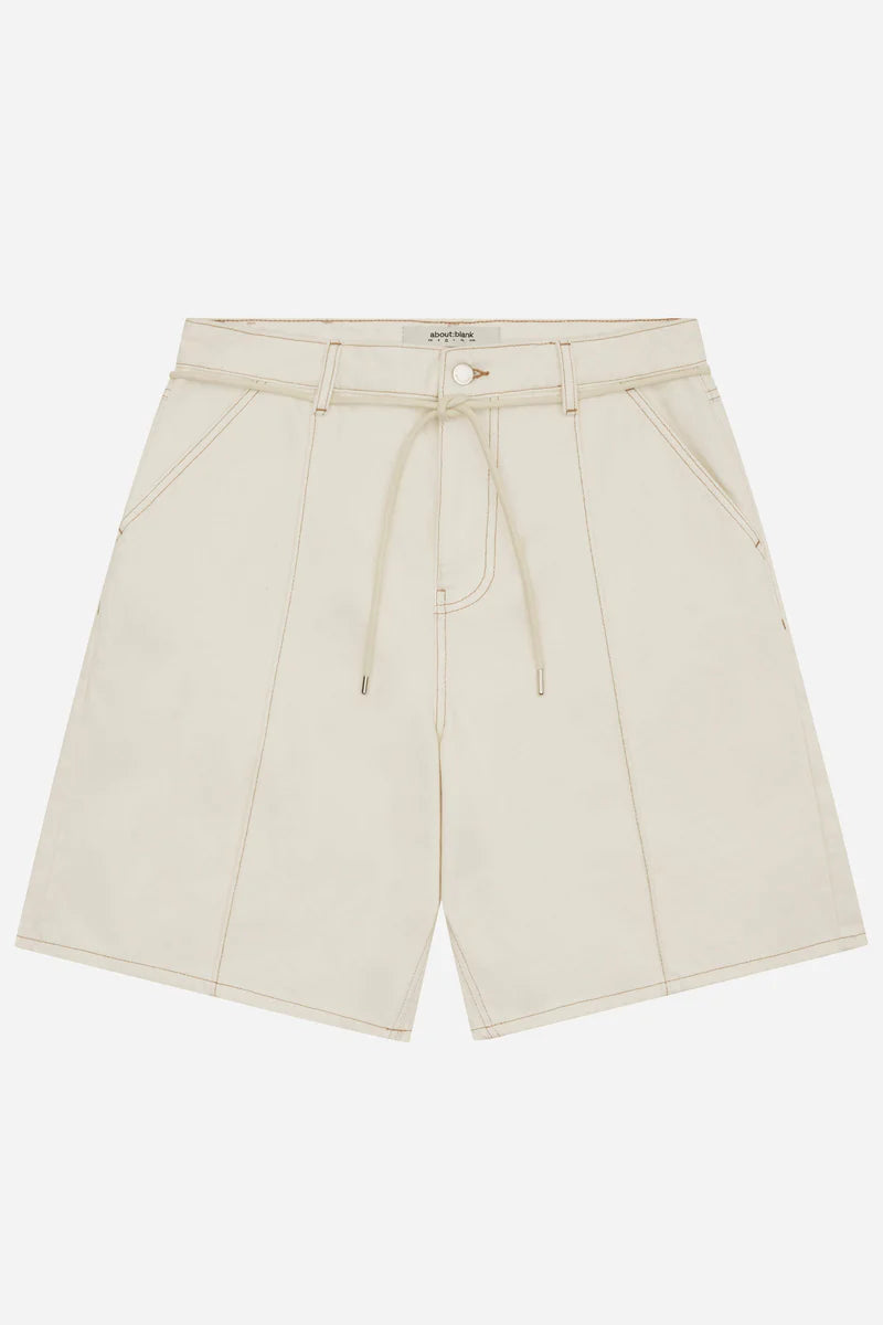 Wide-Leg 14oz Denim Shorts