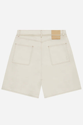 Wide-Leg 14oz Denim Shorts