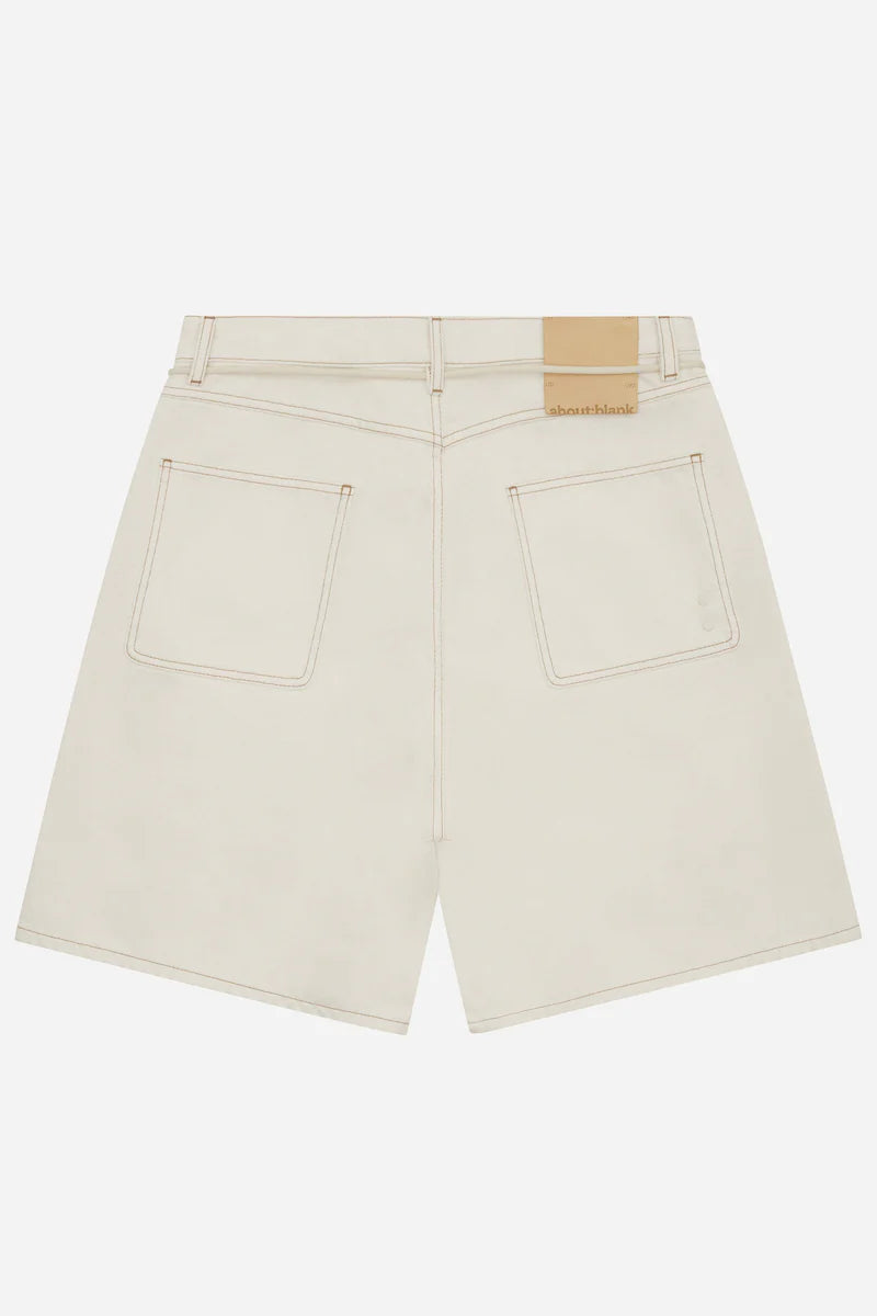 Wide-Leg 14oz Denim Shorts