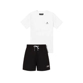 AMIRI Classic Contrast Co-ord Set (White Tee & Black Shorts)