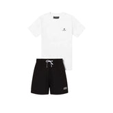 AMIRI Classic White Tee & Black Shorts Co-ord Set