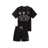 AMIRI California Spirit Graphic Tee & Black Shorts Co-ord Set
