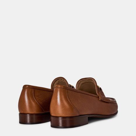 VLogo Signature leather loafers