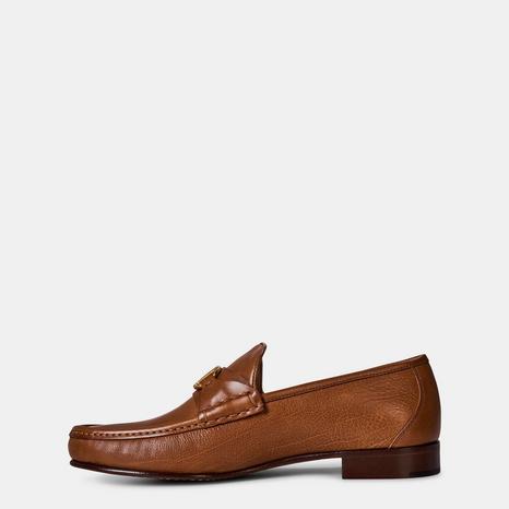 VLogo Signature leather loafers