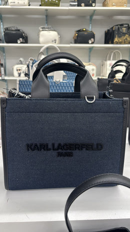 Karl Lagerfeld Paris Kristina Small Tote with Top Zipper