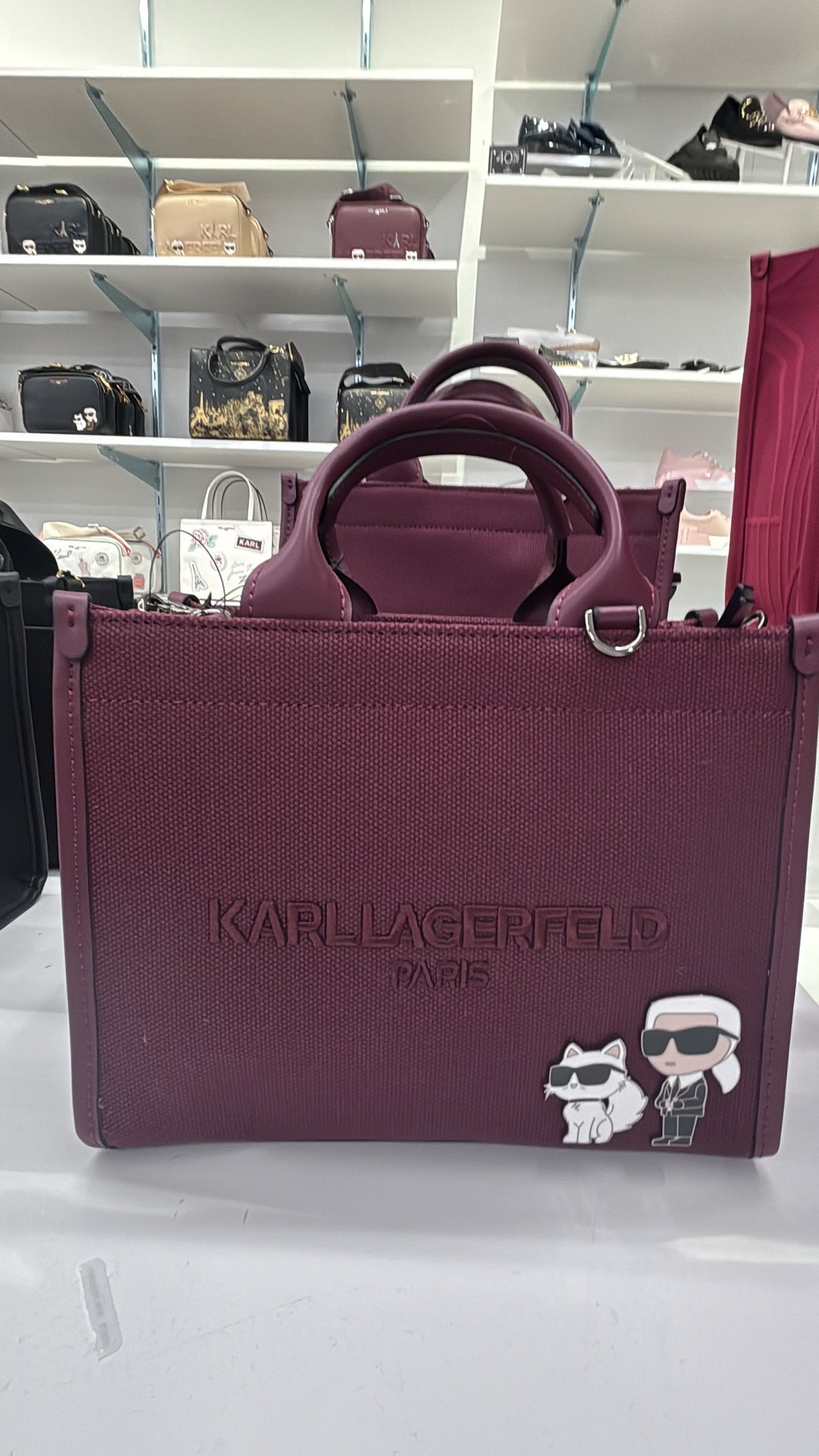 Karl Lagerfeld Paris Kristina Small Tote with Top Zipper