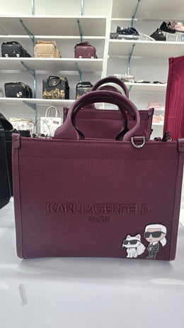 Karl Lagerfeld Paris Kristina Small Tote with Top Zipper