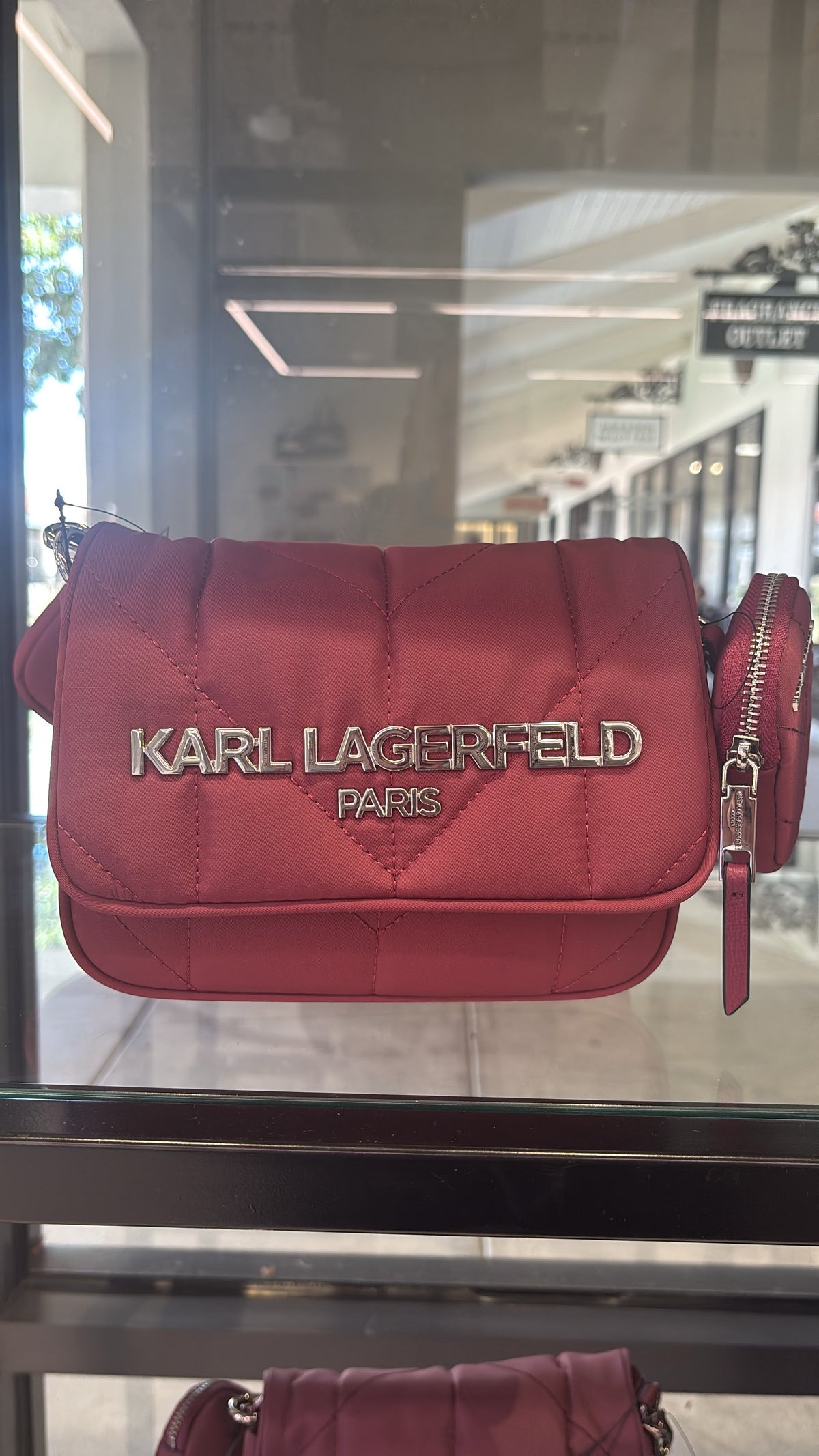 Karl Lagerfeld Paris Voyage Small Messenger Handbag