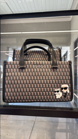 Karl Lagerfeld Paris Monogram Tote Bag