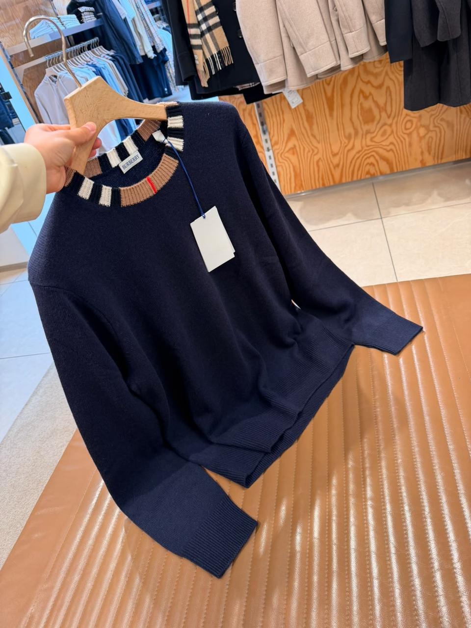 Burberry "Noland" Knitted Wool/Cashmere Jumper