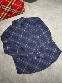 Burberry checked shirt
