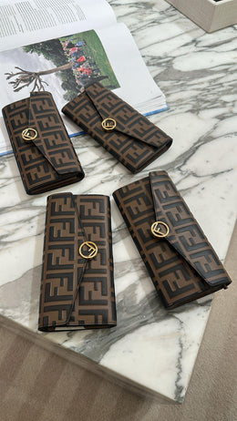 Fendi Brown leather wallet