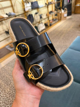 Tory Burch Selby Two-Band Espadrille Sandal