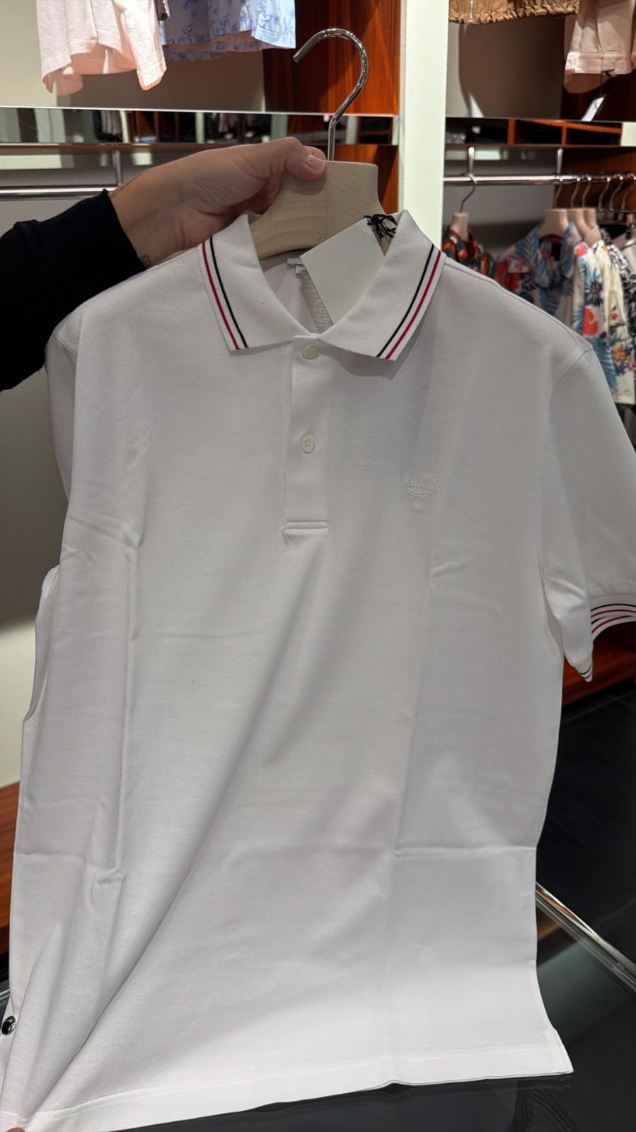 Prada piqué polo shirt