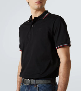 Prada short-sleeved piqué polo shirt