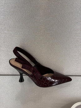 Christian Dior Leather Slingback Pumps