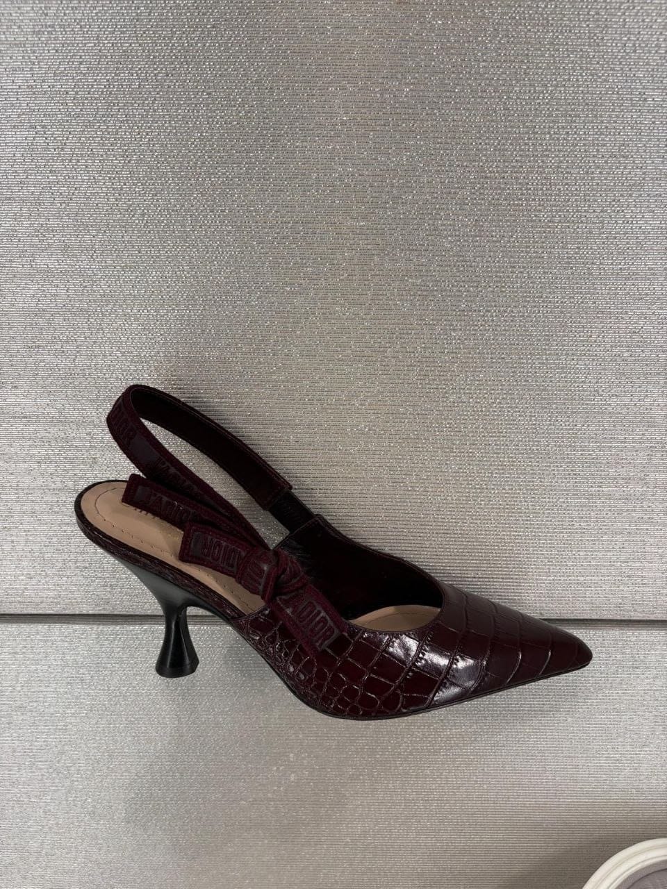 Christian Dior Leather Slingback Pumps