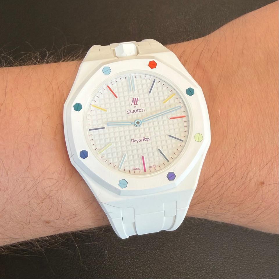 Audemars Piguet x Swatch Royal Pop "Huit Blanc"