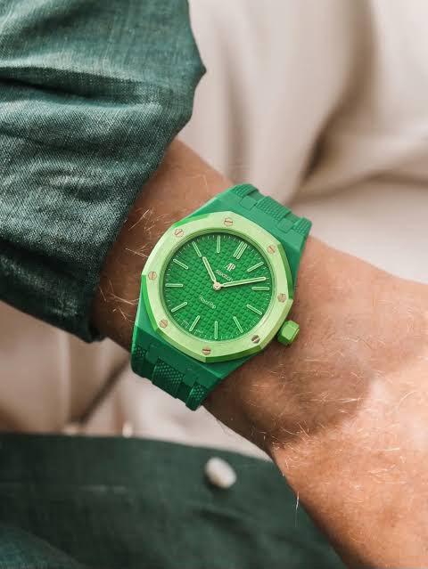 Audemars Piguet x Swatch Royal Pop  "Green Eight"