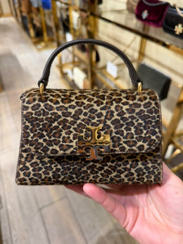 Tory Burch Britten Haircalf Mini Top Handle Bag