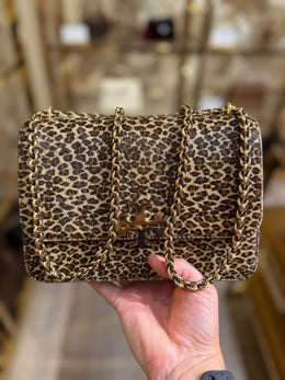 Tory Burch Small Eleanor Convertible Calf Hair Shoulder Bag